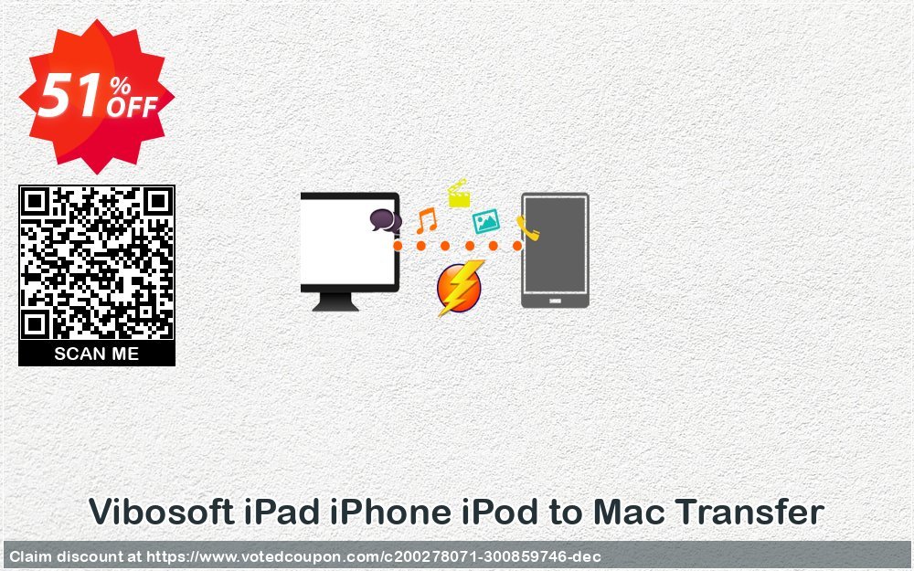 Vibosoft iPad iPhone iPod to MAC Transfer Coupon, discount Coupon code Vibosoft iPad iPhone iPod to Mac Transfer. Promotion: Vibosoft iPad iPhone iPod to Mac Transfer offer from Vibosoft Studio