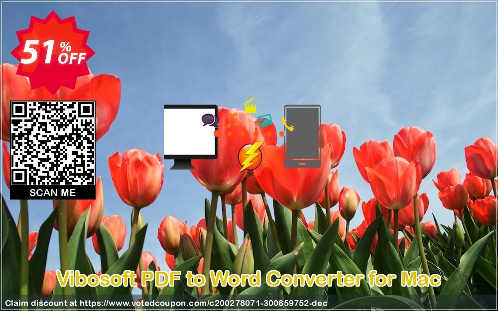 Vibosoft PDF to Word Converter for MAC Coupon, discount Coupon code Vibosoft PDF to Word Converter for Mac. Promotion: Vibosoft PDF to Word Converter for Mac offer from Vibosoft Studio