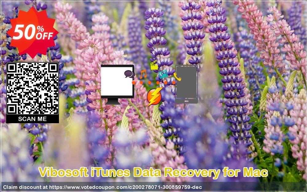 Vibosoft iTunes Data Recovery for MAC Coupon, discount Coupon code Vibosoft iTunes Data Recovery for Mac. Promotion: Vibosoft iTunes Data Recovery for Mac offer from Vibosoft Studio