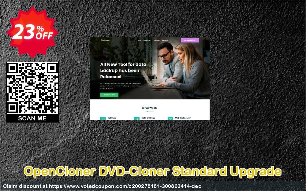 OpenCloner DVD-Cloner Standard Upgrade Coupon, discount Coupon code DVD-Cloner - Standard Upgrade. Promotion: DVD-Cloner - Standard Upgrade offer from OpenCloner