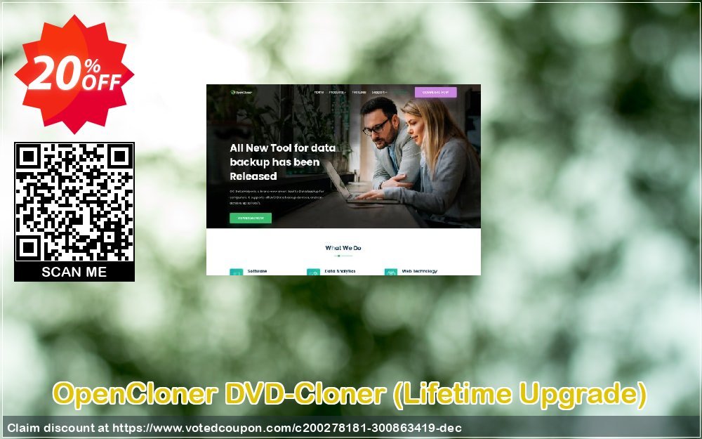 OpenCloner DVD-Cloner, Lifetime Upgrade  Coupon, discount Coupon code DVD-Cloner - Lifetime Upgrade. Promotion: DVD-Cloner - Lifetime Upgrade offer from OpenCloner