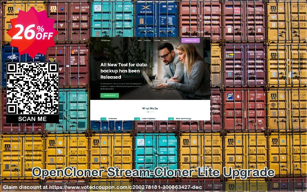 OpenCloner Stream-Cloner Lite Upgrade Coupon, discount 20% OFF OpenCloner Stream-Cloner Lite Upgrade, verified. Promotion: Awesome discount code of OpenCloner Stream-Cloner Lite Upgrade, tested & approved