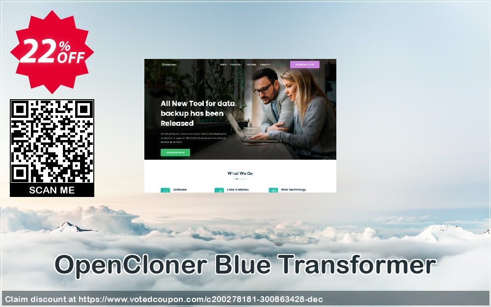 OpenCloner Blue Transformer Coupon, discount Coupon code Open Blue Transformer. Promotion: Open Blue Transformer offer from OpenCloner