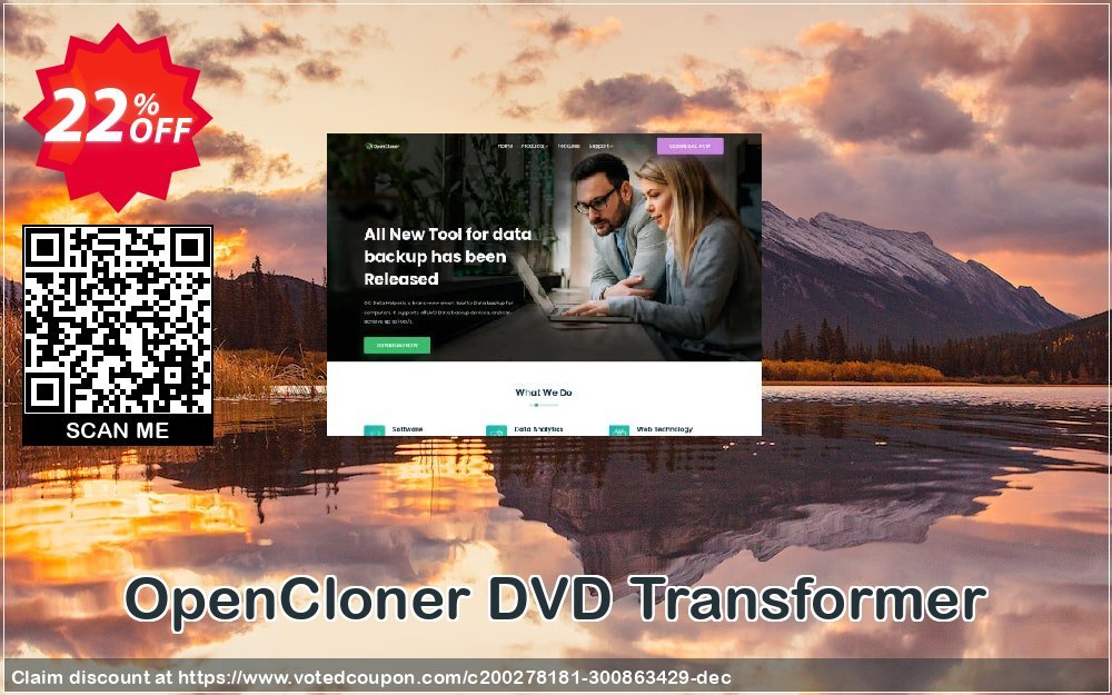 OpenCloner DVD Transformer Coupon, discount Coupon code Open DVD Transformer. Promotion: Open DVD Transformer offer from OpenCloner