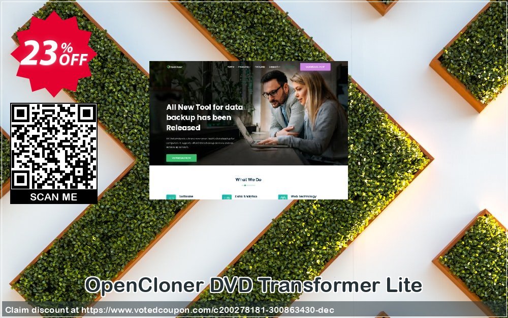 OpenCloner DVD Transformer Lite Coupon, discount 20% OFF OpenCloner Open DVD Transformer Lite, verified. Promotion: Awesome discount code of OpenCloner Open DVD Transformer Lite, tested & approved