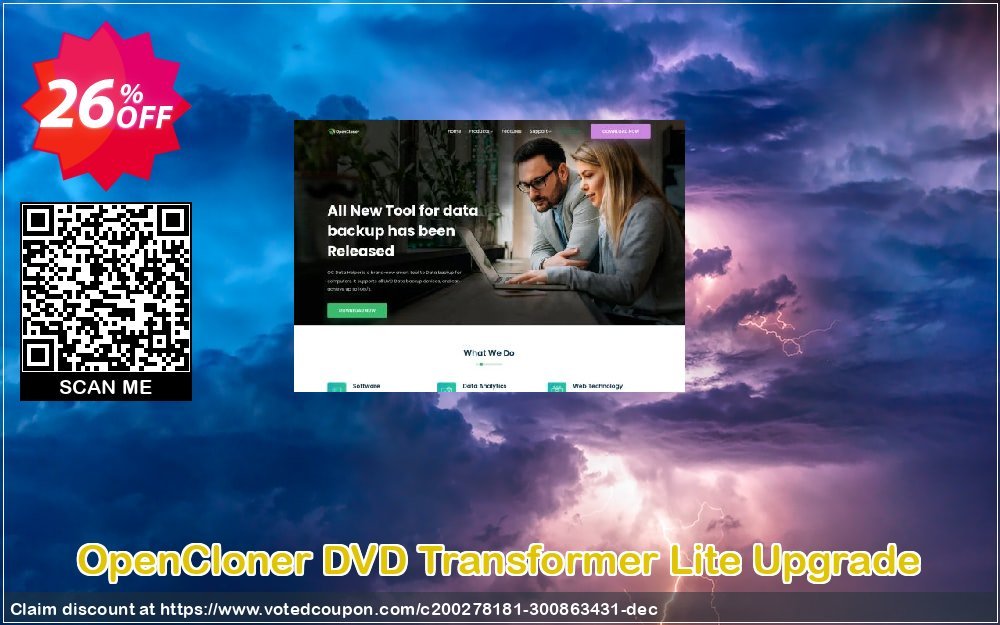 OpenCloner DVD Transformer Lite Upgrade Coupon Code May 2024, 26% OFF - VotedCoupon