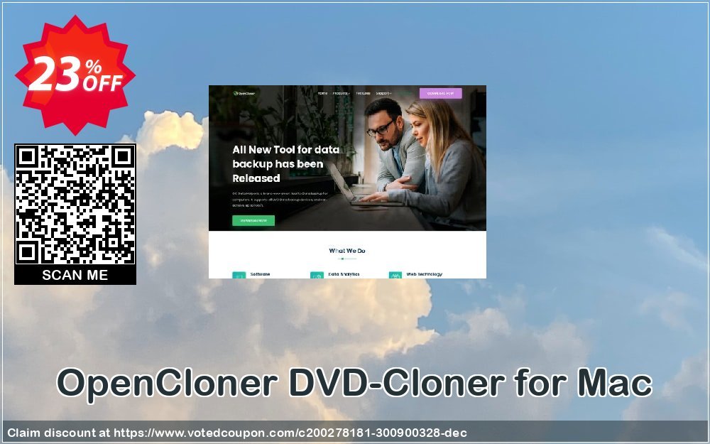 OpenCloner DVD-Cloner for MAC Coupon, discount Coupon code DVD-Cloner for Mac - Standard Upgrade. Promotion: DVD-Cloner for Mac - Standard Upgrade offer from OpenCloner