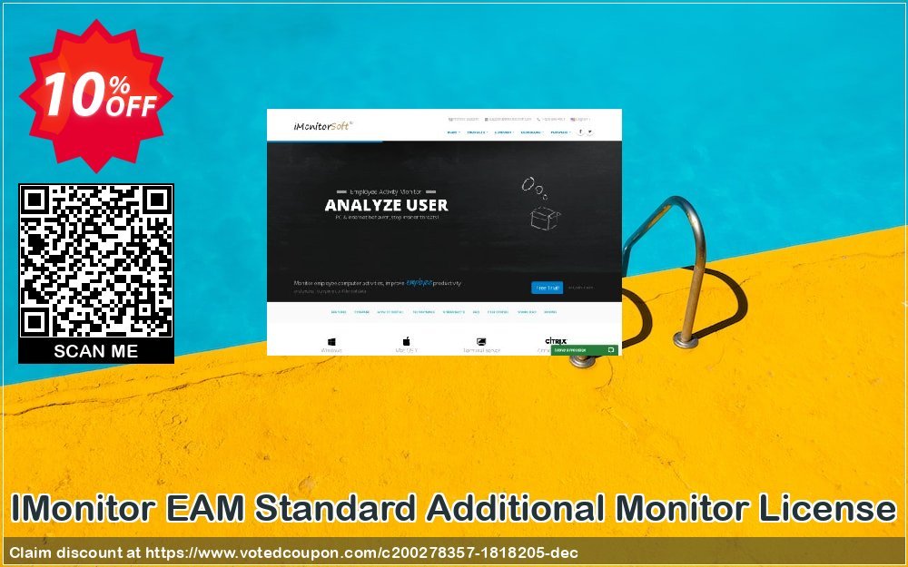 IMonitor EAM Standard Additional Monitor Plan Coupon, discount IMonitor EAM Standard Additional Monitor License Wondrous promotions code 2023. Promotion: Wondrous promotions code of IMonitor EAM Standard Additional Monitor License 2023
