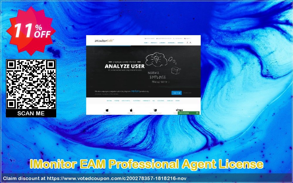IMonitor EAM Professional Agent Plan Coupon, discount IMonitor EAM Professional Agent License Wonderful discount code 2023. Promotion: Wonderful discount code of IMonitor EAM Professional Agent License 2023