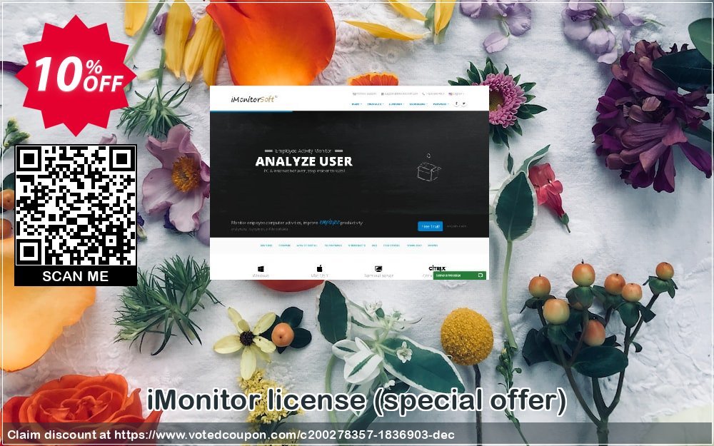 iMonitor Plan, special offer  Coupon, discount iMonitor license(special) Marvelous sales code 2023. Promotion: Marvelous sales code of iMonitor license(special) 2023