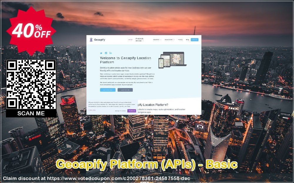 Geoapify Platform, APIs - Basic Coupon, discount Geoapify Platform (APIs) - Basic Dreaded promo code 2023. Promotion: Dreaded promo code of Geoapify Platform (APIs) - Basic 2023