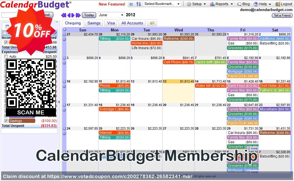 CalendarBudget Membership Coupon, discount CalendarBudget Membership - Yearly Staggering discounts code 2024. Promotion: Staggering discounts code of CalendarBudget Membership - Yearly 2024