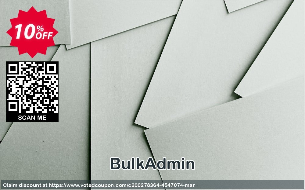 BulkAdmin Coupon Code Apr 2024, 10% OFF - VotedCoupon