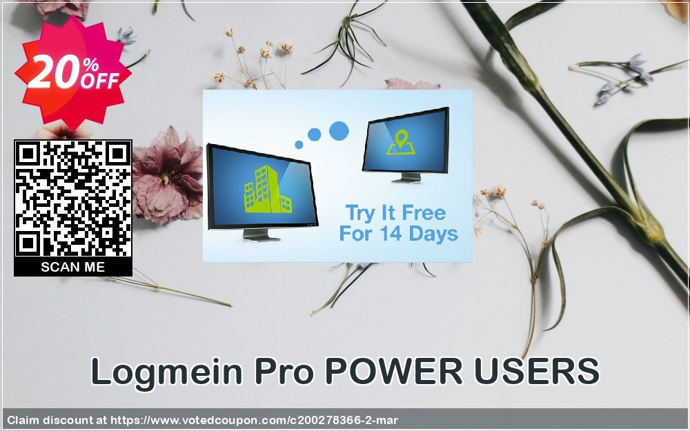 Logmein Pro POWER USERS Coupon, discount 20% OFF Logmein Pro POWER USERS, verified. Promotion: Wonderful promotions code of Logmein Pro POWER USERS, tested & approved