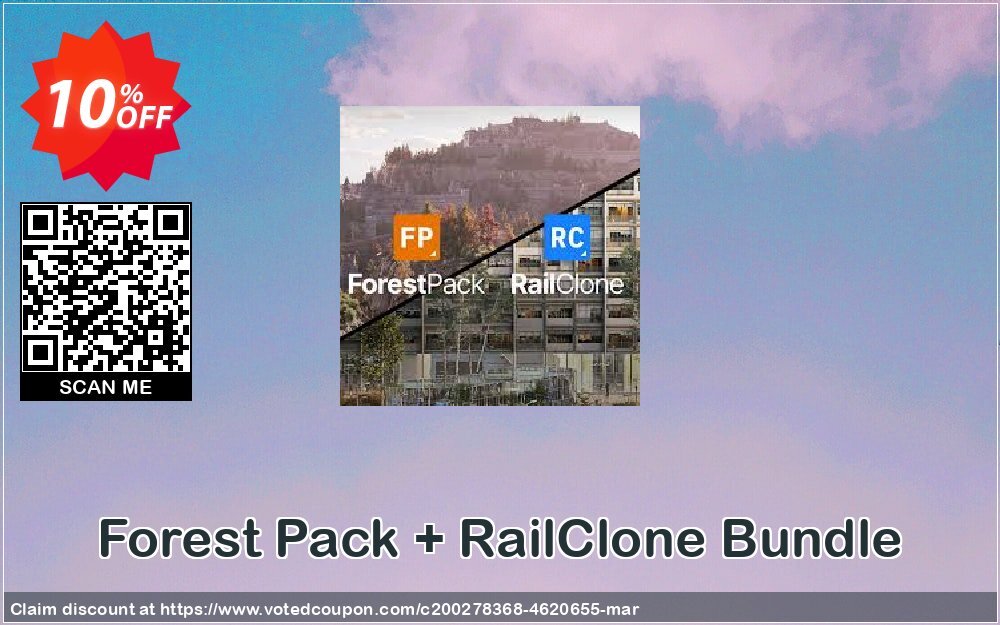 Forest Pack + RailClone Bundle Coupon, discount Forest Pack + RailClone Bundle Impressive deals code 2024. Promotion: Impressive deals code of Forest Pack + RailClone Bundle 2024