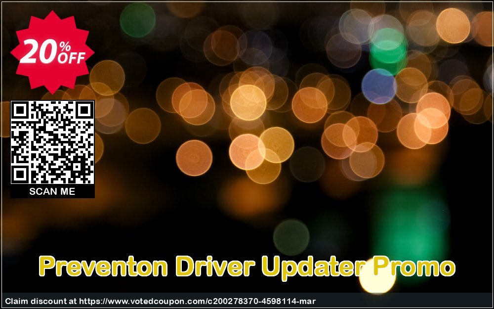 Preventon Driver Updater Promo Coupon, discount Preventon Driver Updater Promo Stirring sales code 2024. Promotion: Stirring sales code of Preventon Driver Updater Promo 2024