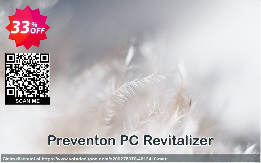 Preventon PC Revitalizer Coupon, discount Preventon PC Revitalizer Best deals code 2024. Promotion: Big offer code of Preventon PC Revitalizer 2024