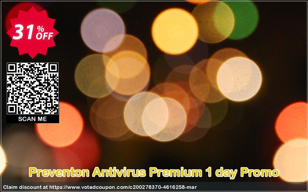 Preventon Antivirus Premium 1 day Promo Coupon Code Apr 2024, 31% OFF - VotedCoupon