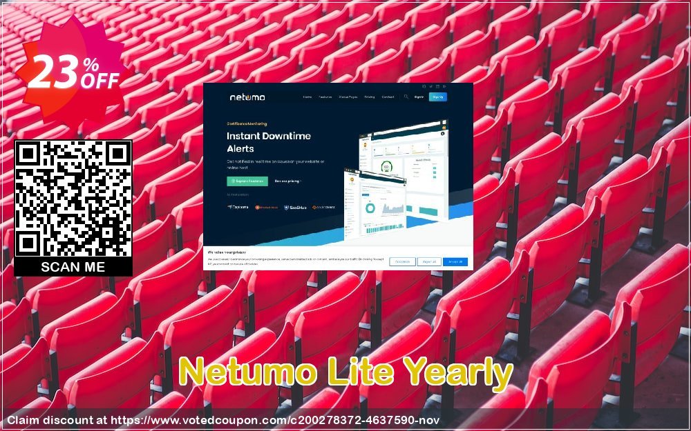 Netumo Lite Yearly Coupon, discount Netumo Lite Yearly Marvelous deals code 2023. Promotion: Awful discount code of Netumo Lite Yearly 2023