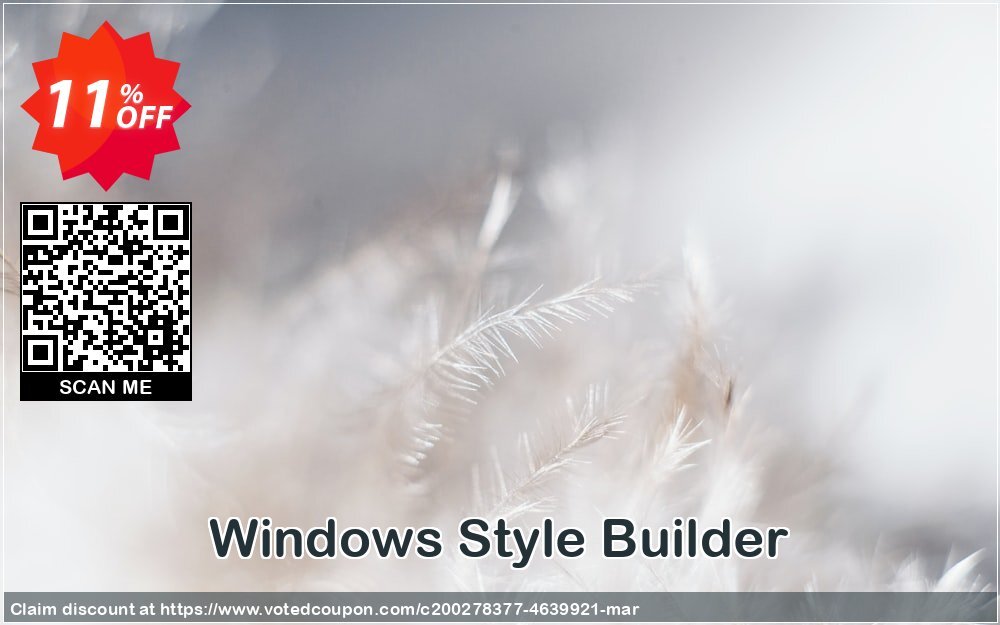 WINDOWS Style Builder Coupon, discount Windows Style Builder Exclusive discount code 2025. Promotion: Exclusive discount code of Windows Style Builder 2024