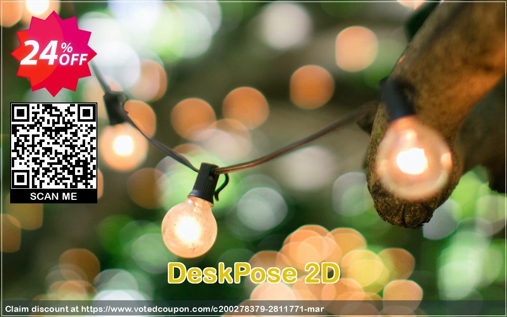 DeskPose 2D Coupon, discount DeskPose 2D Stunning sales code 2024. Promotion: Stunning sales code of DeskPose 2D 2024