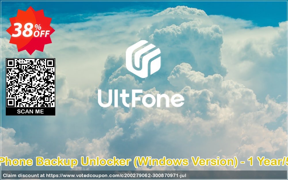 UltFone iPhone Backup Unlocker, WINDOWS Version - Yearly/5 Devices Coupon Code May 2024, 32% OFF - VotedCoupon