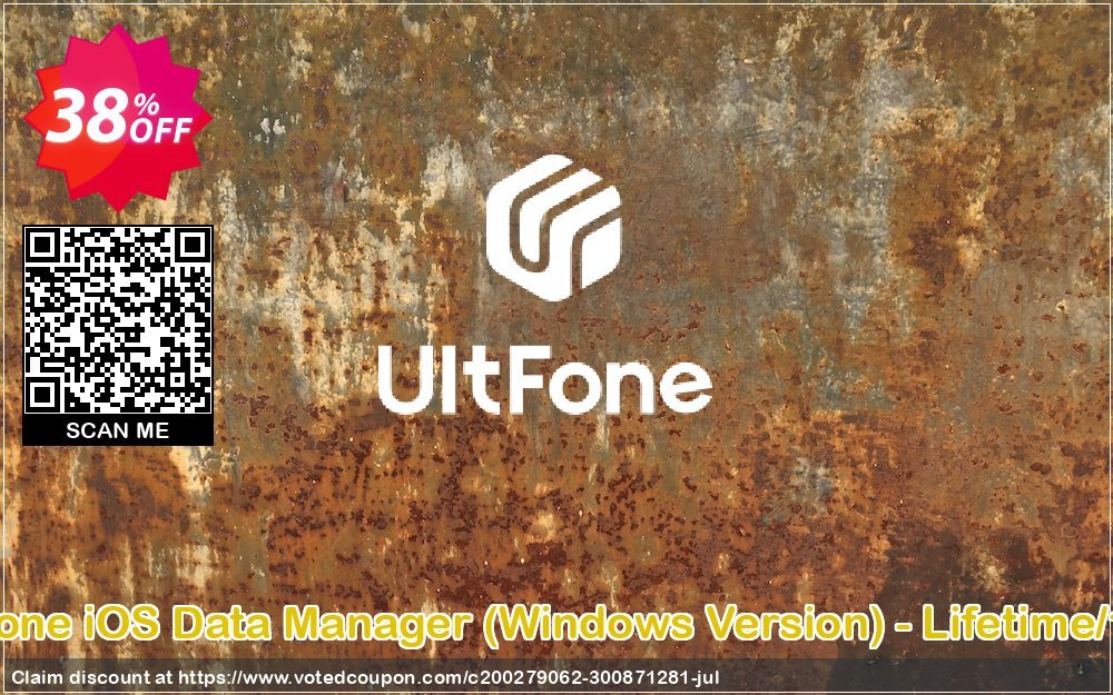 UltFone iOS Data Manager, WINDOWS Version - Lifetime/1 PC voted-on promotion codes