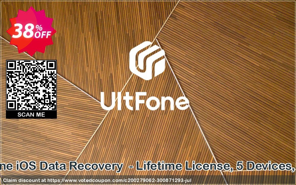 Ultfone iOS Data Recovery  - Lifetime Plan, 5 Devices, 1 PC Coupon Code May 2024, 31% OFF - VotedCoupon