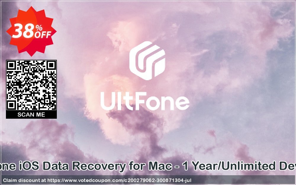 UltFone iOS Data Recovery for MAC - Yearly/Unlimited Devices Coupon, discount Coupon code UltFone iOS Data Recovery for Mac - 1 Year/Unlimited Devices. Promotion: UltFone iOS Data Recovery for Mac - 1 Year/Unlimited Devices offer from UltFone