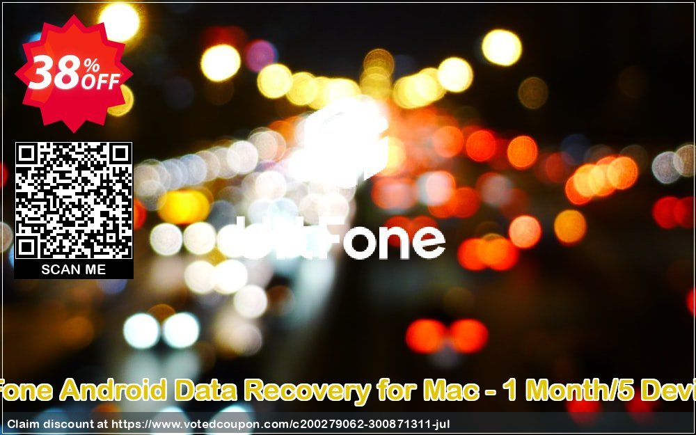 UltFone Android Data Recovery for MAC - Monthly/5 Devices voted-on promotion codes