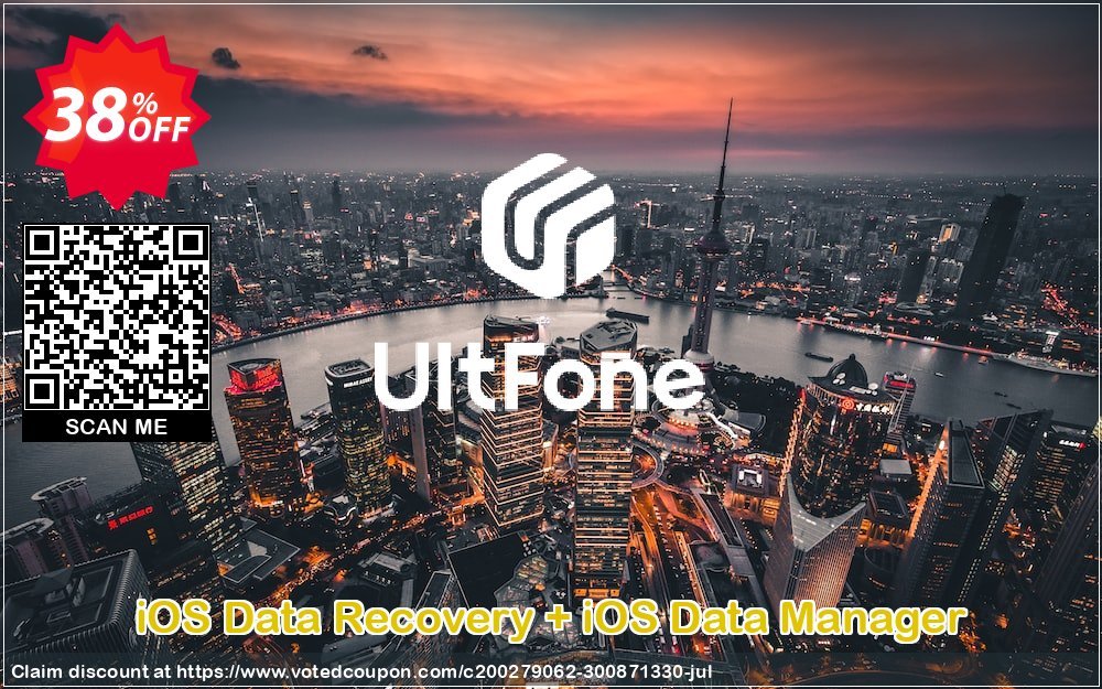 UltFone iOS Data Recovery + iOS Data Manager Coupon Code Dec 2023, 31% OFF - VotedCoupon