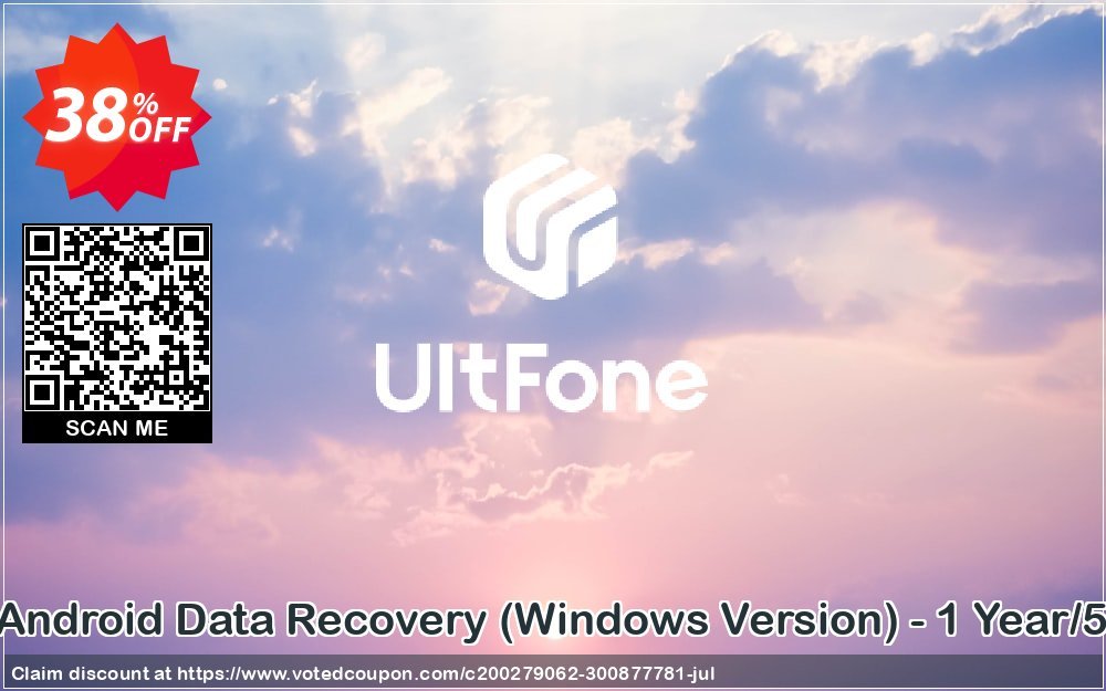 UltFone Android Data Recovery, WINDOWS Version - Yearly/5 Devices Coupon Code May 2024, 30% OFF - VotedCoupon