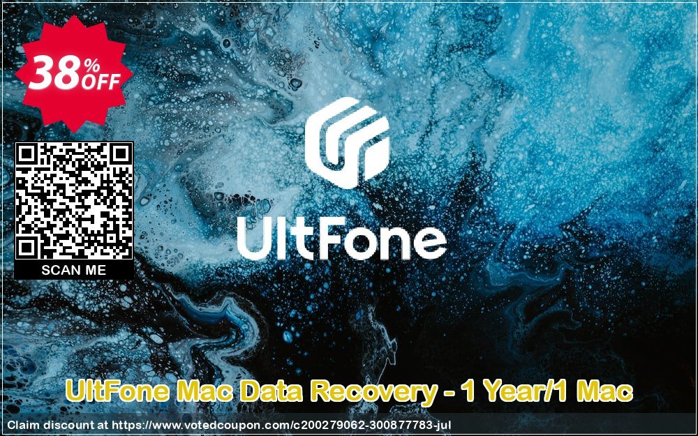 UltFone MAC Data Recovery - Yearly/1 MAC voted-on promotion codes