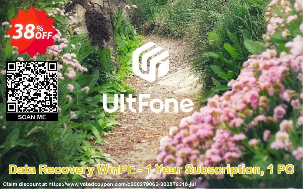 UltFone Data Recovery WinPE - Yearly Subscription, 1 PC Coupon Code Mar 2024, 32% OFF - VotedCoupon