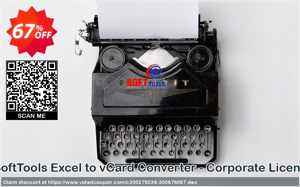 eSoftTools Excel to vCard Converter - Corporate Plan Coupon, discount Coupon code eSoftTools Excel to vCard Converter - Corporate License. Promotion: eSoftTools Excel to vCard Converter - Corporate License offer from eSoftTools Software
