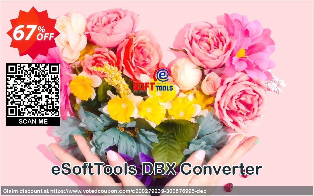 eSoftTools DBX Converter Coupon, discount Coupon code eSoftTools DBX Converter - Personal License. Promotion: eSoftTools DBX Converter - Personal License offer from eSoftTools Software