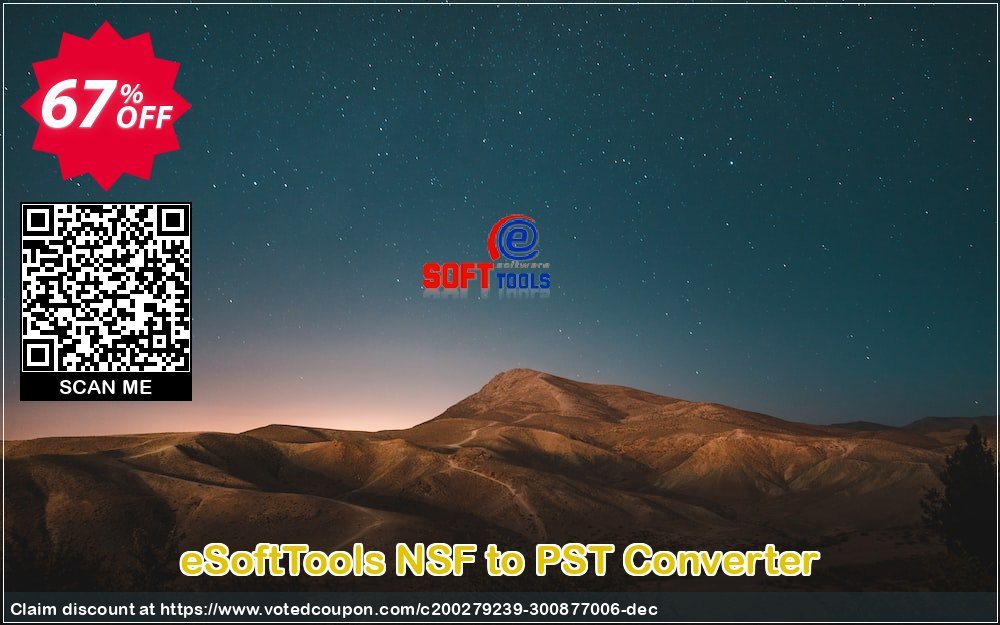 eSoftTools NSF to PST Converter Coupon, discount Coupon code eSoftTools NSF to PST Converter - Personal License. Promotion: eSoftTools NSF to PST Converter - Personal License offer from eSoftTools Software