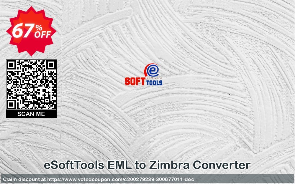eSoftTools EML to Zimbra Converter Coupon, discount Coupon code eSoftTools EML to Zimbra Converter - Personal License. Promotion: eSoftTools EML to Zimbra Converter - Personal License offer from eSoftTools Software