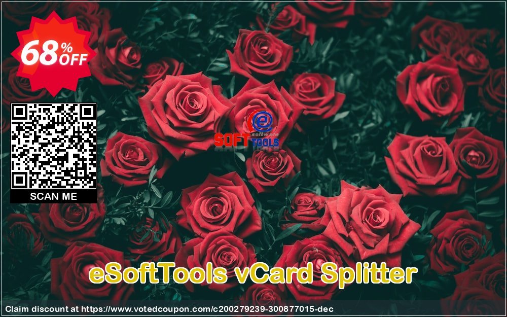 eSoftTools vCard Splitter Coupon Code Apr 2024, 68% OFF - VotedCoupon