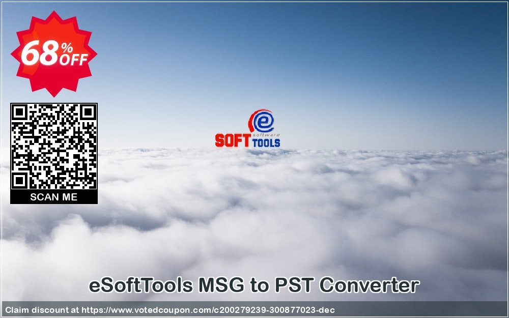 eSoftTools MSG to PST Converter Coupon, discount Coupon code eSoftTools MSG to PST Converter - Personal License. Promotion: eSoftTools MSG to PST Converter - Personal License offer from eSoftTools Software