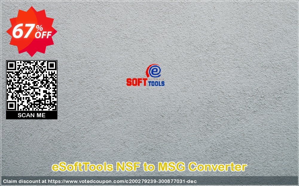 eSoftTools NSF to MSG Converter Coupon, discount Coupon code eSoftTools NSF to MSG Converter - Personal License. Promotion: eSoftTools NSF to MSG Converter - Personal License offer from eSoftTools Software