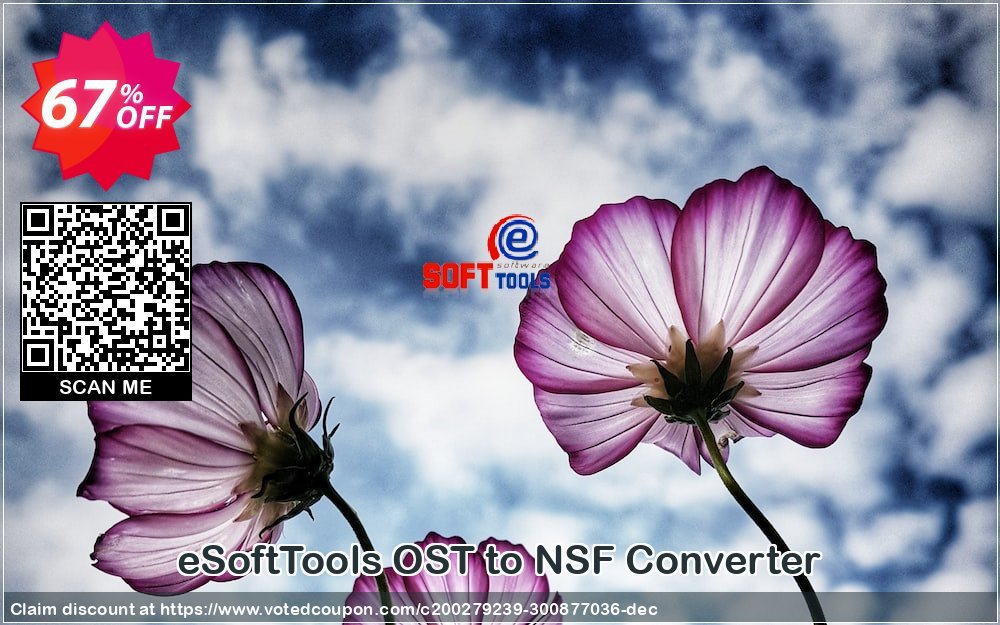 eSoftTools OST to NSF Converter Coupon, discount Coupon code eSoftTools OST to NSF Converter - Personal License. Promotion: eSoftTools OST to NSF Converter - Personal License offer from eSoftTools Software