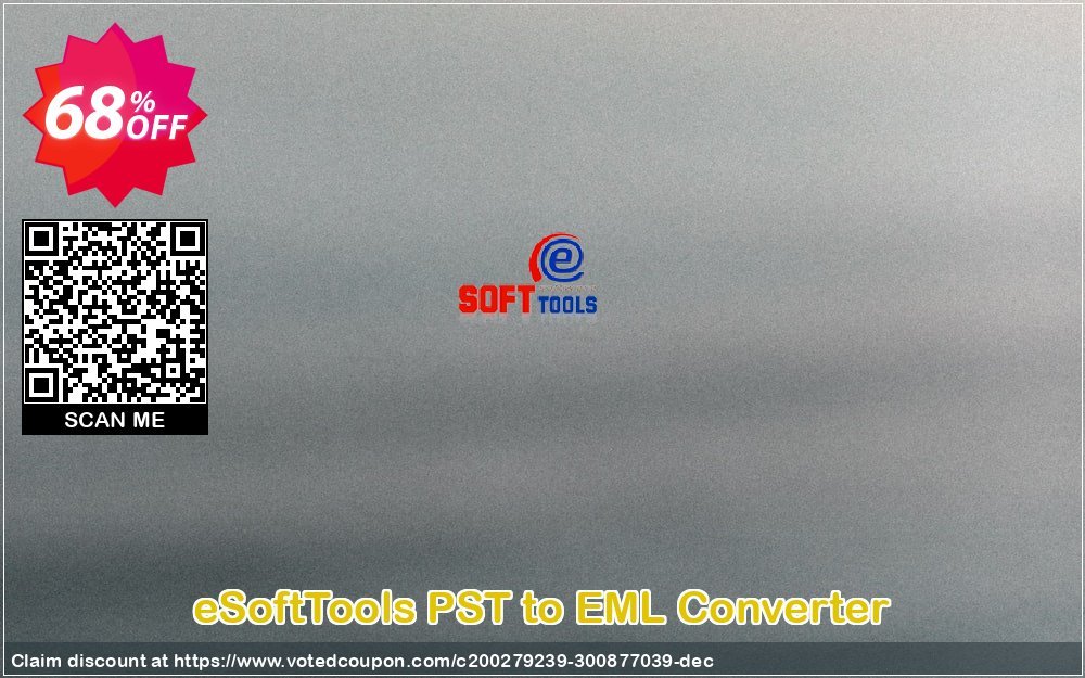 eSoftTools PST to EML Converter Coupon, discount Coupon code eSoftTools PST to EML Converter - Personal License. Promotion: eSoftTools PST to EML Converter - Personal License offer from eSoftTools Software