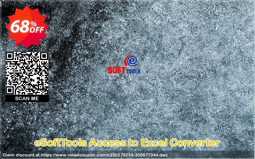 eSoftTools Access to Excel Converter Coupon, discount Coupon code eSoftTools Access to Excel Converter - Personal License. Promotion: eSoftTools Access to Excel Converter - Personal License offer from eSoftTools Software