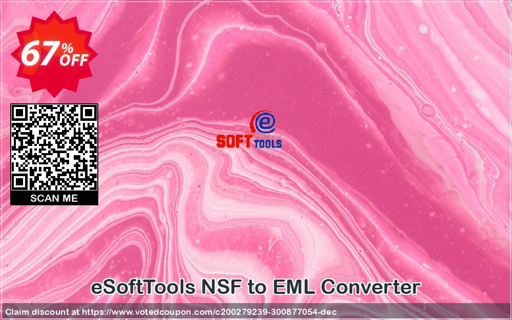 eSoftTools NSF to EML Converter Coupon, discount Coupon code eSoftTools NSF to EML Converter - Personal License. Promotion: eSoftTools NSF to EML Converter - Personal License offer from eSoftTools Software