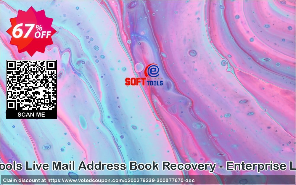 eSoftTools Live Mail Address Book Recovery - Enterprise Plan Coupon, discount Coupon code eSoftTools Live Mail Address Book Recovery - Enterprise License. Promotion: eSoftTools Live Mail Address Book Recovery - Enterprise License offer from eSoftTools Software