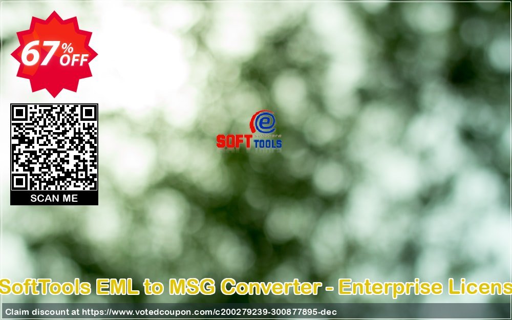 eSoftTools EML to MSG Converter - Enterprise Plan Coupon, discount Coupon code eSoftTools EML to MSG Converter - Enterprise License. Promotion: eSoftTools EML to MSG Converter - Enterprise License offer from eSoftTools Software