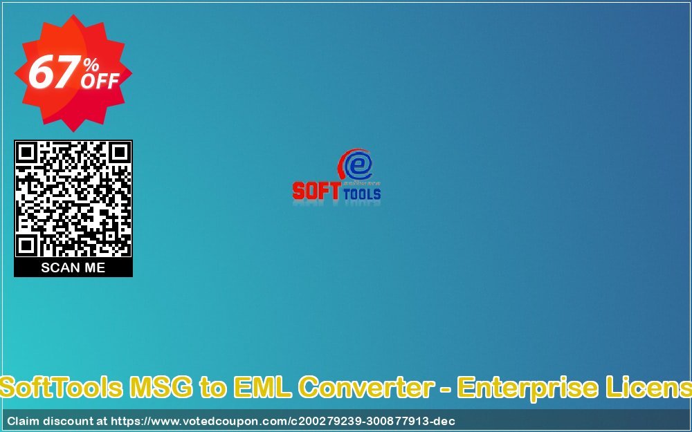 eSoftTools MSG to EML Converter - Enterprise Plan Coupon, discount Coupon code eSoftTools MSG to EML Converter - Enterprise License. Promotion: eSoftTools MSG to EML Converter - Enterprise License offer from eSoftTools Software