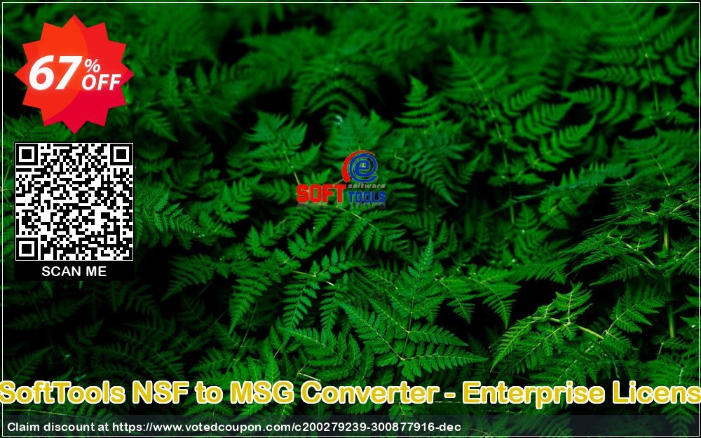 eSoftTools NSF to MSG Converter - Enterprise Plan Coupon, discount Coupon code eSoftTools NSF to MSG Converter - Enterprise License. Promotion: eSoftTools NSF to MSG Converter - Enterprise License offer from eSoftTools Software