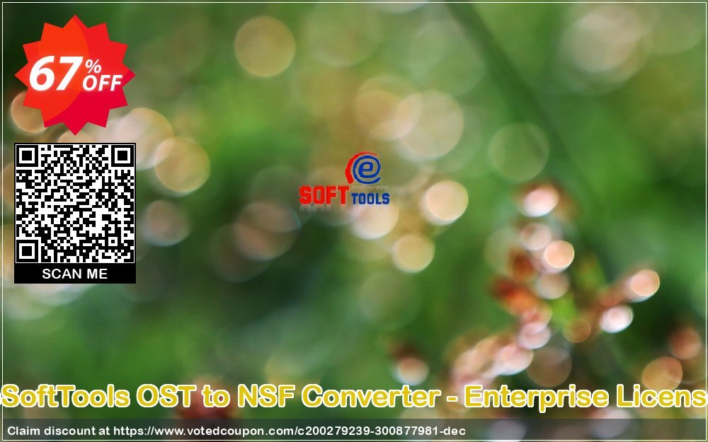 eSoftTools OST to NSF Converter - Enterprise Plan Coupon, discount Coupon code eSoftTools OST to NSF Converter - Enterprise License. Promotion: eSoftTools OST to NSF Converter - Enterprise License offer from eSoftTools Software